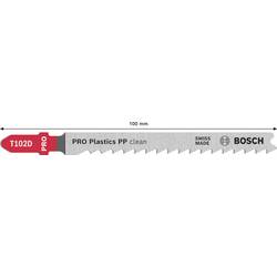 Bosch Accessories 2608665239 List pily děrovky PRO Plastics PP clean T102D, 100 mm, 2dílná 2 ks