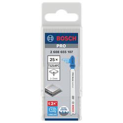 Bosch Accessories 2608655107 List přímočaré pily NA kov T121AFC, 92 mm, 25 ks.“; a „Tel.“ pilové listy NA T121 25 ks