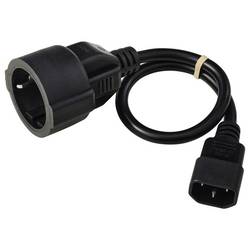 Sygonix SY-7154200 napájecí kabel černá 0.30 m