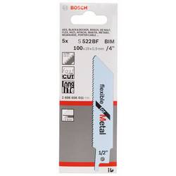 Bosch Accessories 2608656011 Pilový plátek do pily ocasky S 522 BF - Flexible for Metal Délka řezacího listu 100 mm 5 ks