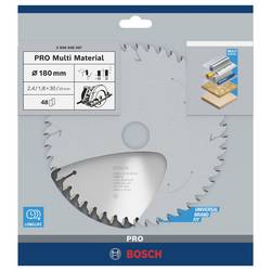 Bosch Accessories Multi Material 2608640507 tvrdokovový pilový kotouč 180 x 30 x 2.4 mm Počet zubů (na palec): 48 1 ks