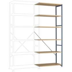 Manuflex RP1405.6011 přístavný modul regálu oddělení , (š x v x h) 97 x 2.5 x 30 cm, ocel, dřevěná podlaha, rezedově zelená