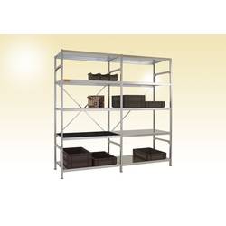 Manuflex RB1115 základní modul regálu oddělení , (š x v x h) 97 x 2 x 30 cm, ocel, kovová podlaha, pozinkovaná