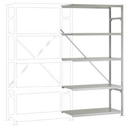 Manuflex RM3133 přístavný modul regálu oddělení , (š x v x h) 97 x 2 x 60 cm, ocel, kovová podlaha, pozinkovaná