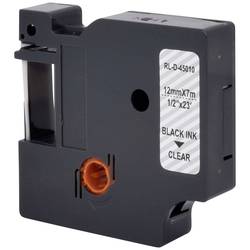 Renkforce RF-LT-D45010 kompatibilní náhradní DYMO D1 - 45010 12 mm Barva pásky: transparentní Barva písma: černá 7 m