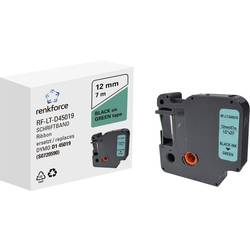 Renkforce RF-LT-D45019 kompatibilní náhradní DYMO D1 - 45019 12 mm Barva pásky: zelená Barva písma: černá 7 m