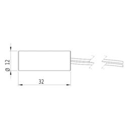 Picotronic laserový modul lineární červená 5 mW LD650-5-3(12x32)30