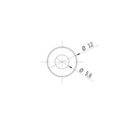 Picotronic laserový modul lineární červená 5 mW LD650-5-3(12x32)30