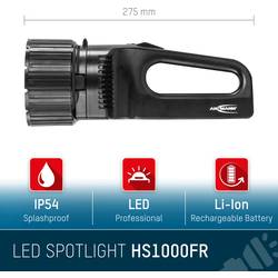 Ansmann LED ruční akumulátorová svítilna Future HS1000FR, 330 lm, 1600-0055-510
