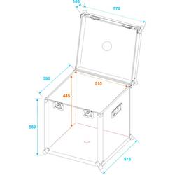 Roadinger Transportcase Spielkugeln 50cm 31000431 case (kufr) (d x š x v) 590 x 590 x 680 mm