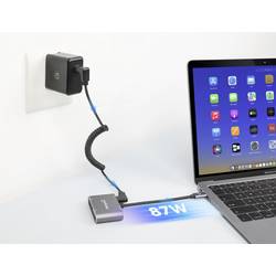 Manhattan USB-C® dokovací stanice USB-C to HDMI & VGA 4-in-1 Docking-Konverter Vhodné pro značky (dokovací stanice pro notebook): univerzální napájení USB-C®
