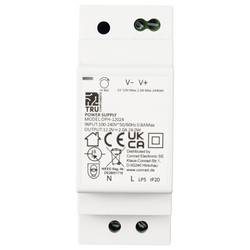 TRU COMPONENTS TC-10580808 síťový zdroj na DIN lištu 12 V/DC 2 A 24 W Počet výstupů:1 x Obsah 1 ks