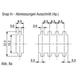 3M 37303-A165-00E MB, nízkonapěťový konektor, 0.3-0.56 mm², kontakty 3, modrá, 1 ks