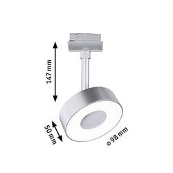 Paulmann Circle svítidla do lištových systémů (230 V) URail pevně vestavěné LED 5 W LED chrom (matný)
