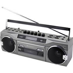 soundmaster SRR80TI SRR80TI Kazetový rekordér s rádiem v retro stylu, DAB+, FM, kazeta, DAB+, FM, Bluetooth, AUX