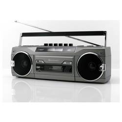 soundmaster SRR80TI Kazetový rekordér s rádiem v retro stylu, DAB+, FM, kazeta, DAB+, FM, Bluetooth, AUX
