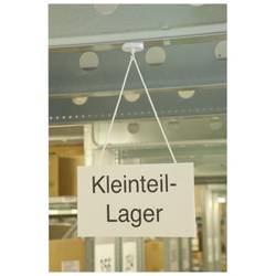 magnetoplan magnet s háčkem magnetoplan® 47mm 16kg Ferrit weiß (Ø) 47 mm kulatý, s hákem bílá 1 ks 52647