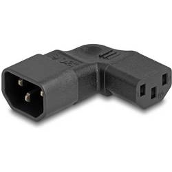 Delock 80474 síťový adaptér IEC zástrčka C14 10 A - IEC C13 zásuvka 10 A černá 0 mm 1 ks Bag