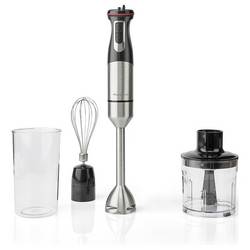 Nedis KAHB400CAL tyčový mixér 800 W hliník, černá