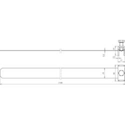 DEHN 106323 BRS SPB25 50.300 V2A Pásková spona 1 ks