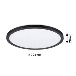 Paulmann Atria Shine 70998 LED stropní svítidlo 16 W teplá bílá černá