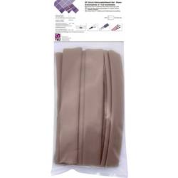 TRU COMPONENTS T1902CA039 sada smršťovacích bužírek hnědá 12 mm 4 mm Poměr smrštění:3:1 15 ks