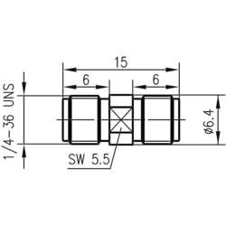 Telegärtner 100024790 100024790 SMBA adaptér SMA zásuvka - SMA zásuvka 0 mm 1 ks