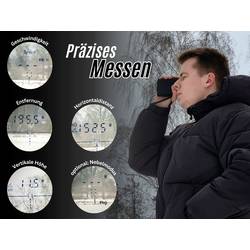 Berger & Schröter Speed PRO X7 wireless měřič vzdálenosti 6 x 21 mm Dosah (fx) 5 do 1000 m