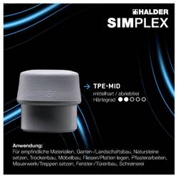 Halder SIMPLEX-Plusbox Starterkit Alu 3113s004 palička měkké, středně tvrdé 1430 g 155 mm 1 ks