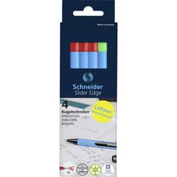 Schneider Schreibgeräte Kugelschreiber Slider Edge XB 4er Stiftebox, Lehrer-Korrekturset 152272 kuličkové pero 4 ks