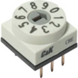 C & K Switches CRE08RRDM0A kódovací přepínač BCD Počet pozic přepínače 8 1 ks Tube