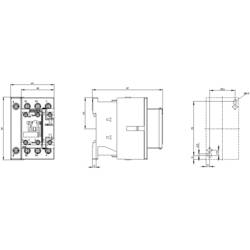 Siemens 3RT2526-1AP00 stykač 2 rozpínací kontakty, 2 spínací kontakty 1 ks