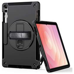 JT Berlin Rugged Kickstand & Handstrap obal na tablet Samsung Galaxy Tab S11 Ultra, Galaxy Tab S10 Ultra, Galaxy Tab S9 Ultra, Galaxy Tab S8 Ultra černá