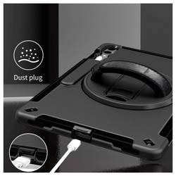 JT Berlin Rugged Kickstand & Handstrap obal na tablet Samsung Galaxy Tab S11 Ultra, Galaxy Tab S10 Ultra, Galaxy Tab S9 Ultra, Galaxy Tab S8 Ultra černá