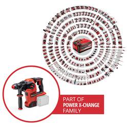 Einhell Professional TP-HD 36/30 Li BL +4 - Solo SDS plus-aku vrtací kladivo 36 V 3.0 Ah Li-Ion bezkartáčové, vč. příslušenství, kufřík, bez akumulátoru, bez