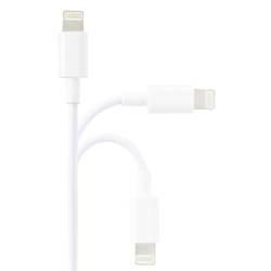 Renkforce USB kabel USB 2.0 USB-A zástrčka, Apple Lightning konektor 1.00 m bílá RF-6857548