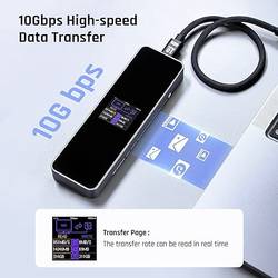 Dockcase 5s PLP Smart Pouzdro pro SSD M.2 USB-C™ (USB 3.2 Gen 2) 10 GBit/s M.2 PCIe NVMe 2230, 2242, 2260, 2280 DSWC1P-5