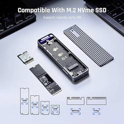 Dockcase 5s PLP Smart Pouzdro pro SSD M.2 USB-C™ (USB 3.2 Gen 2) 10 GBit/s M.2 PCIe NVMe 2230, 2242, 2260, 2280 DSWC1P-5