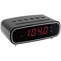 soundmaster UR111SW 10760 radiobudík, FM, FM, funkce alarmu, černá