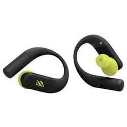 JBL Endurance Peak 4 špuntová sluchátka (In Ear) Bez kabelu, Bluetooth® černá, citrusová Potlačení hluku Nabíjecí pouzdro, za uši, odolné vůči potu,