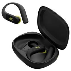 JBL Endurance Peak 4 špuntová sluchátka (In Ear) Bez kabelu, Bluetooth® černá, citrusová Potlačení hluku Nabíjecí pouzdro, za uši, odolné vůči potu,