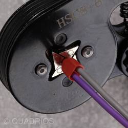 Quadrios 22C436 dutinka 1.5 mm² částečná izolace černá 1 sada Package