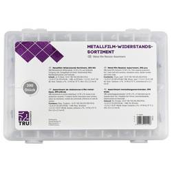 TRU COMPONENTS 418714 sada metalizovaných rezistorů axiální 0.25 W 1 % 390 ks