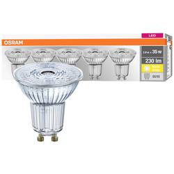OSRAM HOMELIGHTING 4058075157941 LED Energetická třída (EEK2021) F (A - G) GU10 žárovka 2.6 W = 35 W teplá bílá (Ø x v) 50 mm x 50 mm 5 ks