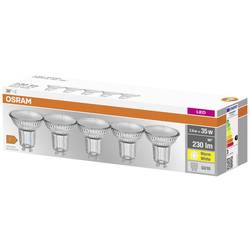 OSRAM HOMELIGHTING 4058075157941 LED Energetická třída (EEK2021) F (A - G) GU10 žárovka 2.6 W = 35 W teplá bílá (Ø x v) 50 mm x 50 mm 5 ks