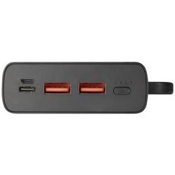 VOLTCRAFT PB-20-PD3.0 powerbanka Li-Pol, 20000 mAh, Power Delivery 3.0, šedočerná, Indikátor stavu
