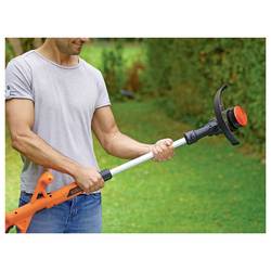 Black & Decker akumulátor Akumulátorová strunová sekačka + akumulátor, vč. nabíječky, výškově nastavitelná rukojeť 18 V 1.5 Ah šířka sekání: 25 cm