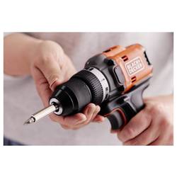 Black & Decker aku vrtací šroubovák, 18 V Li-Ion bez akumulátoru, bez nabíječky, kufřík, BLD682XN-XJ