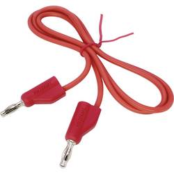 VOLTCRAFT MSB-300 sada měřicích kabelů lamelová zástrčka 4 mm silikon 0.50 m 12 ks