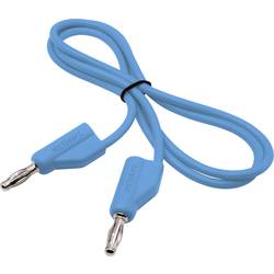 VOLTCRAFT MSB-300 sada měřicích kabelů lamelová zástrčka 4 mm silikon 0.50 m 12 ks